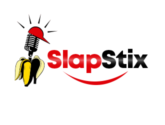 SlapStix logo design by BeDesign