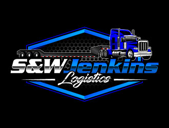 S&W Jenkins Logistics  logo design by daywalker