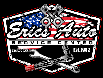 Erics Auto Service Center logo design by Suvendu