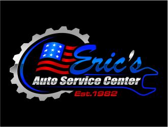 Erics Auto Service Center logo design by mutafailan