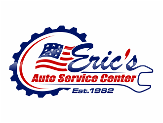 Erics Auto Service Center logo design by mutafailan