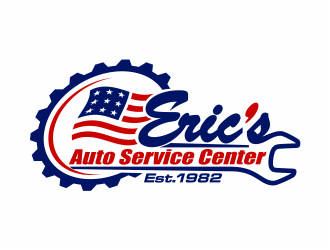 Erics Auto Service Center logo design by mutafailan
