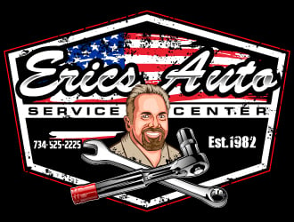 Erics Auto Service Center logo design by Suvendu