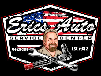 Erics Auto Service Center logo design by Suvendu