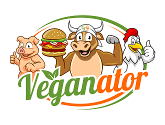 VEGANATOR logo design by haze