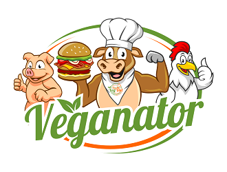 VEGANATOR logo design by haze