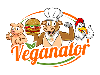 VEGANATOR logo design by haze