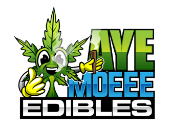Aye Moeee Edibles logo design by DreamLogoDesign