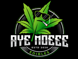 Aye Moeee Edibles logo design by DreamLogoDesign