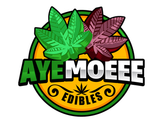 Aye Moeee Edibles logo design by DreamLogoDesign