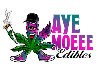 Aye Moeee Edibles logo design by MAXR