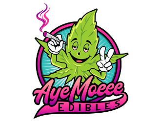 Aye Moeee Edibles logo design by haze