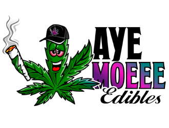 Aye Moeee Edibles logo design by MAXR
