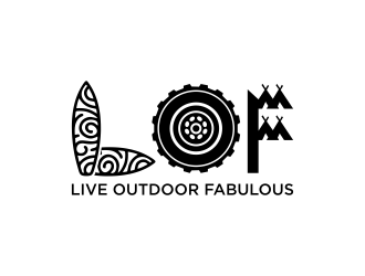 Live Outdoor Fabulous logo design by bebekkwek