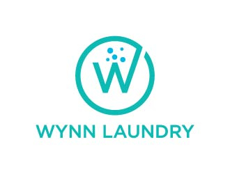 Wynn Laundry logo design by maserik