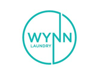 Wynn Laundry logo design by maserik
