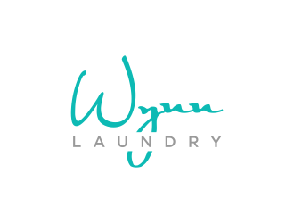 Wynn Laundry logo design by GassPoll