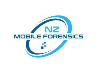 NZ Mobile Forensics logo design by maserik
