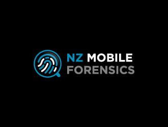 NZ Mobile Forensics logo design by fillintheblack