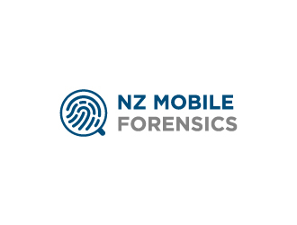 NZ Mobile Forensics logo design by fillintheblack