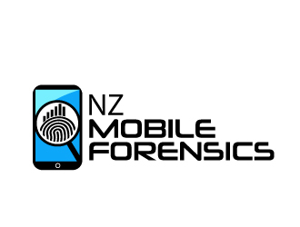 NZ Mobile Forensics logo design by Foxcody