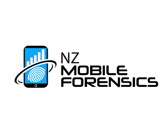 NZ Mobile Forensics logo design by Foxcody