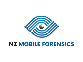 NZ Mobile Forensics logo design by veter