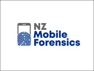 NZ Mobile Forensics logo design by GURUARTS