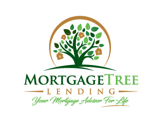 MortgageTree Lending  logo design by akilis13