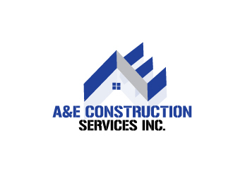A&E Construction Services Inc. logo design by webmall