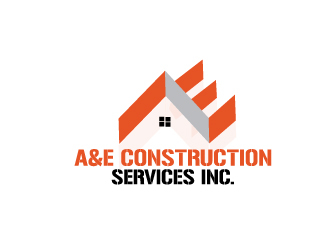 A&E Construction Services Inc. logo design by webmall