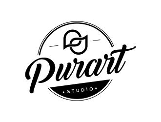 pur•art studio (purart studio) logo design by sarungan