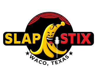 SlapStix logo design by dasigns