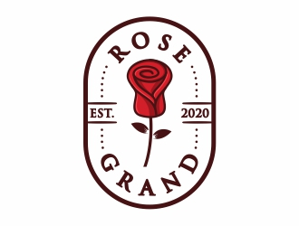 Rose Grand logo design by Mardhi