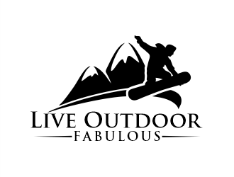 Live Outdoor Fabulous logo design by Gwerth