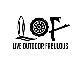 Live Outdoor Fabulous logo design by jaize