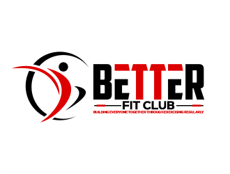 BETTER Fit Club (Building Everyone Together Through Exercising Regularly) logo design by Gwerth