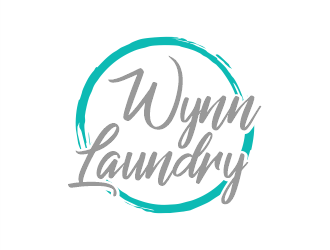 Wynn Laundry logo design by Gwerth
