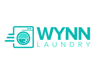 Wynn Laundry logo design by kunejo