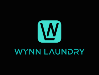 Wynn Laundry logo design by Renaker
