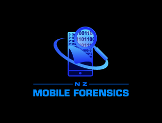 NZ Mobile Forensics logo design by sakarep
