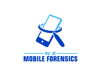 NZ Mobile Forensics logo design by sakarep