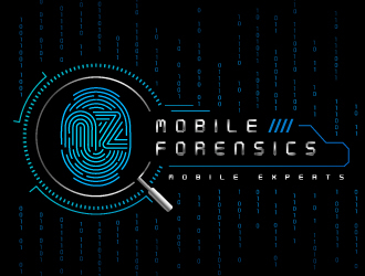 NZ Mobile Forensics logo design by dgawand