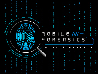 NZ Mobile Forensics logo design by dgawand