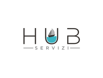 HUB Servizi logo design by bricton