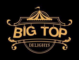 Big Top Delights logo design by Gwerth