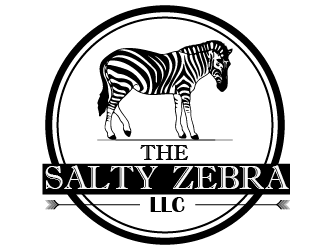 The Salty Zebra, llc logo design by Sofia Shakir