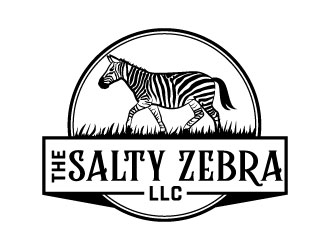 The Salty Zebra, llc logo design by MonkDesign