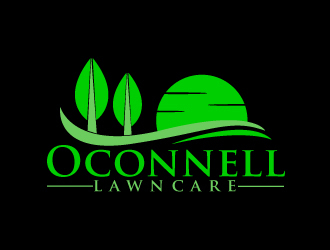 Oconnell lawn care logo design by AamirKhan