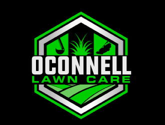 Oconnell lawn care logo design by AamirKhan